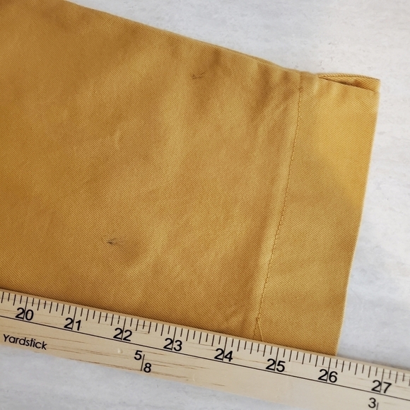 Wonderly Pull on Ankle Pants‎ Womens 8 Ginger Gold Yellow New Elastic Waist - Picture 11 of 11